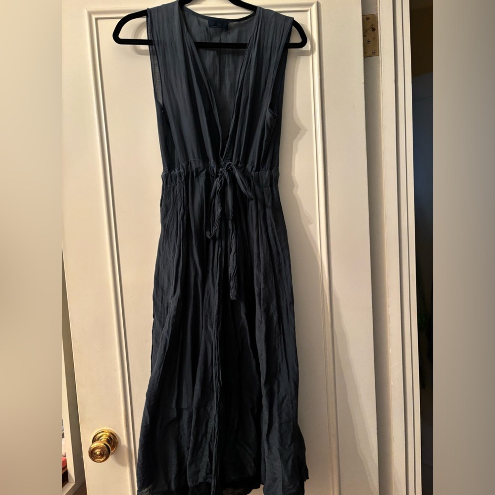 CP Shades “Julia” cottonsilk midi dress
